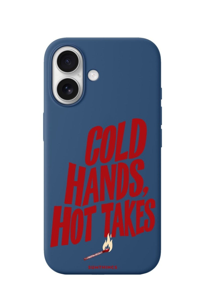 iPhone Cold Hands Premium Telefon Kılıfı Pasifik Mavi - Sumthincs