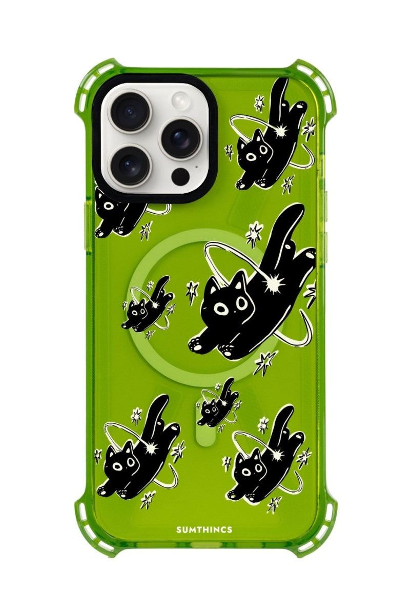 iPhone Cosmo Kitty Bumper Telefon Kılıfı Yeşil - Sumthincs