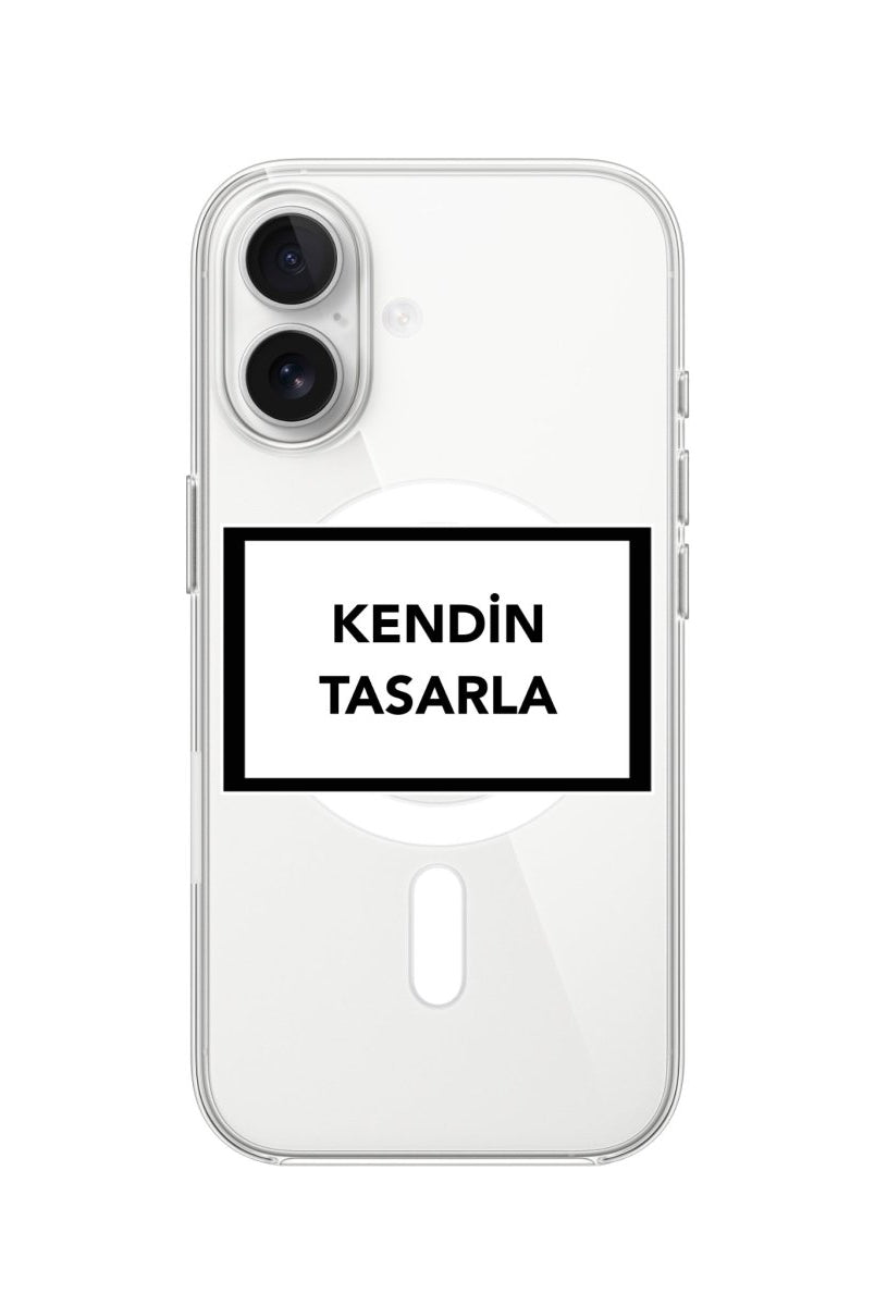 iPhone Custom Quote Kişiye Özel Clear Magsafe Telefon Kılıfı - Sumthincs