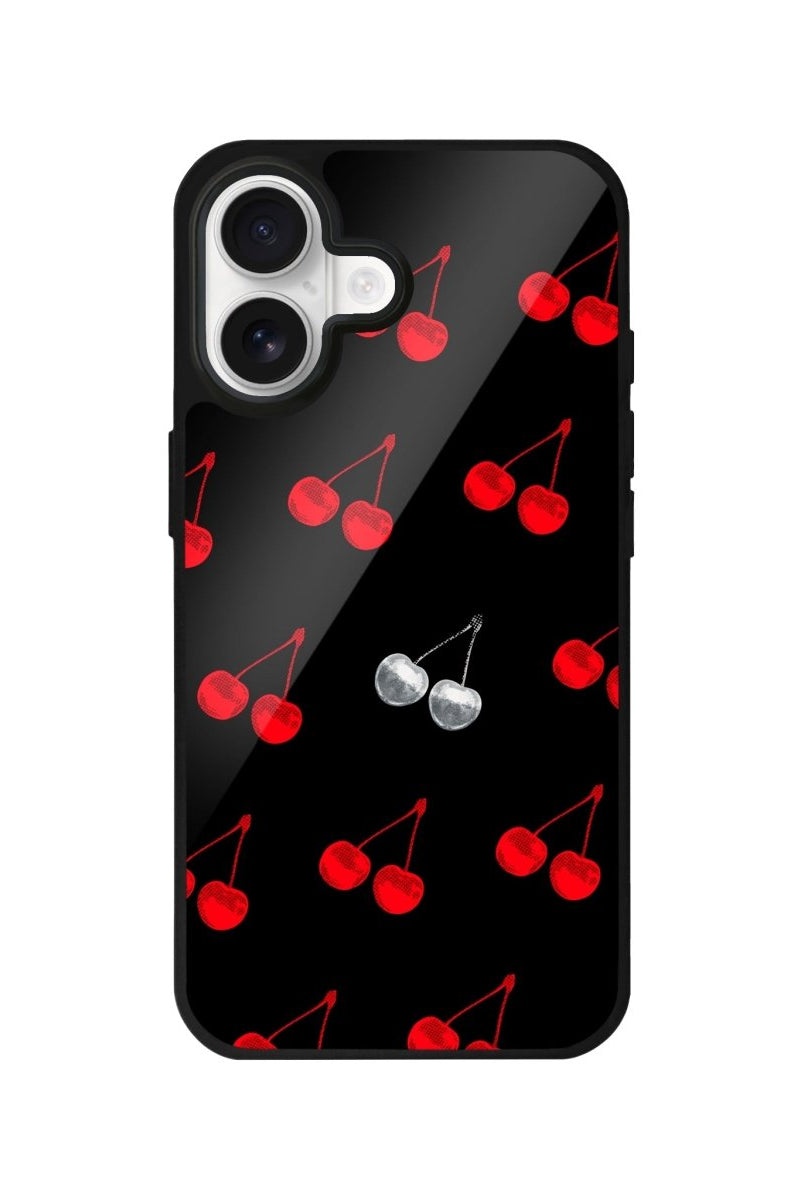iPhone Disco Cherry Glossy Telefon Kılıfı - Sumthincs
