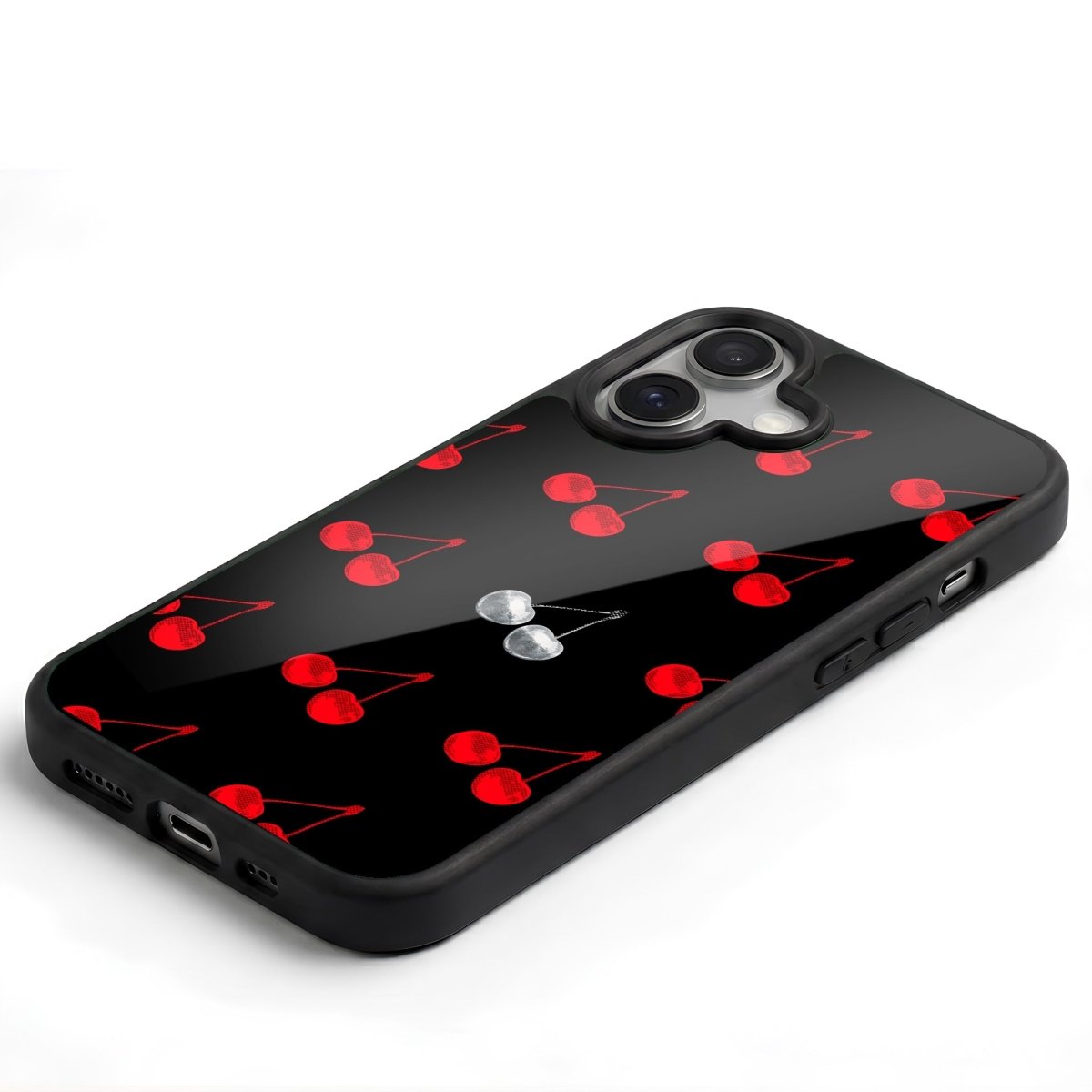 iPhone Disco Cherry Glossy Telefon Kılıfı - Sumthincs