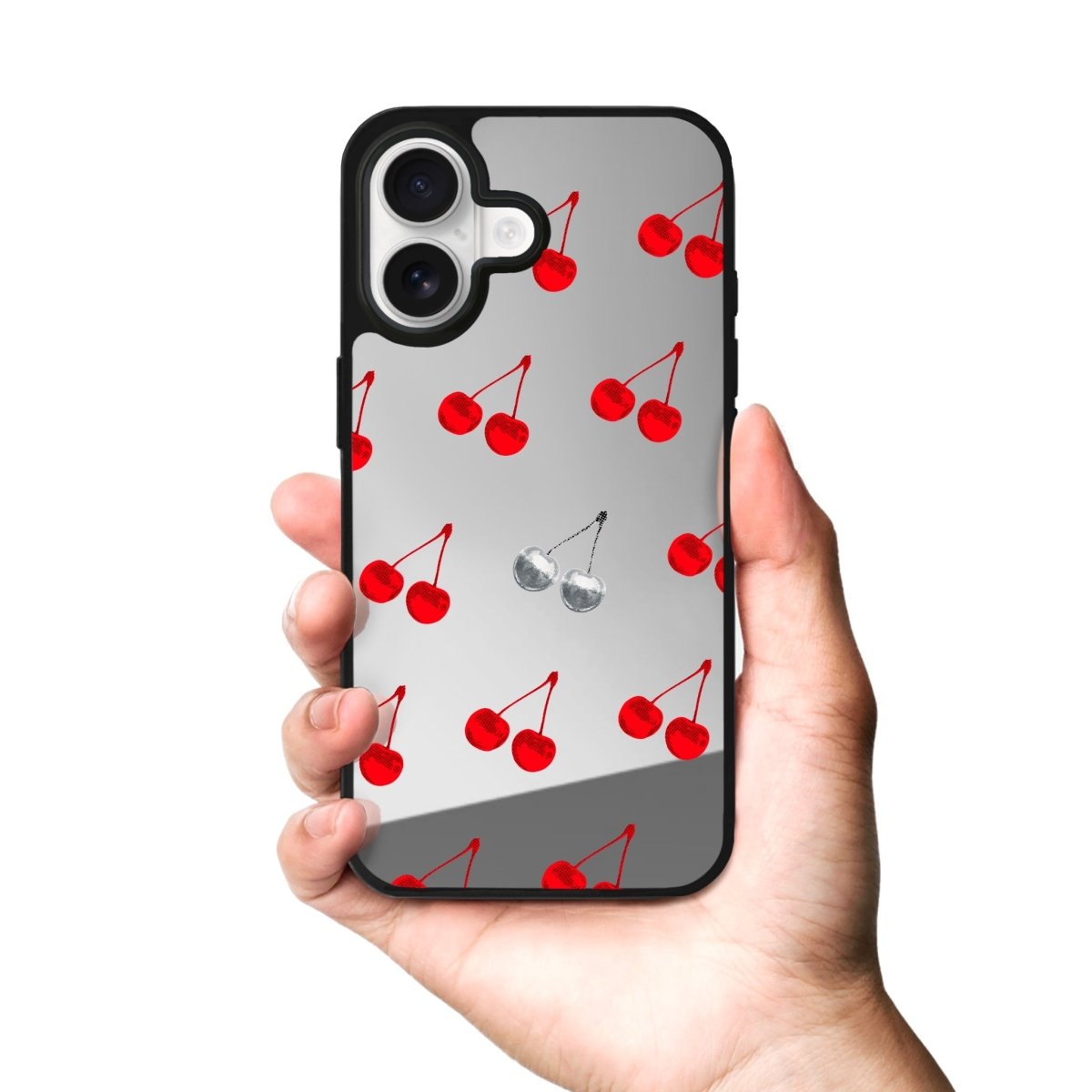 iPhone Disco Cherry Mirror Aynalı Telefon Kılıfı - Sumthincs