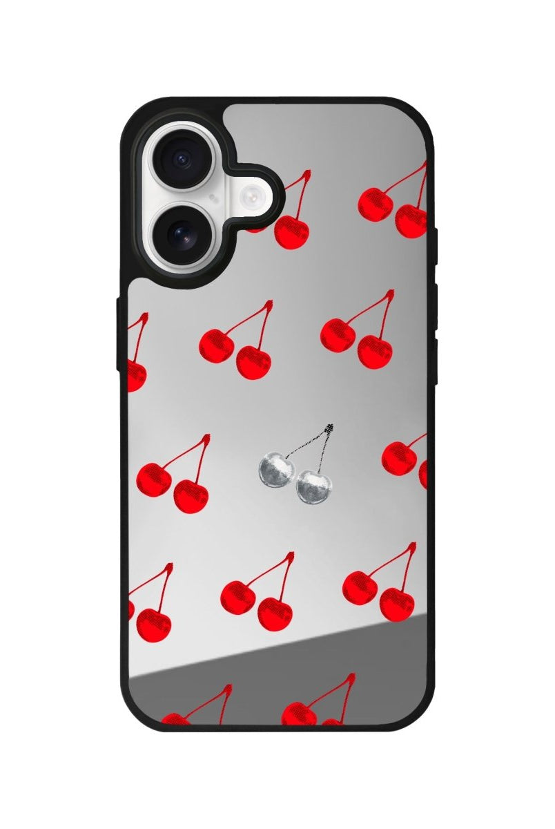 iPhone Disco Cherry Mirror Aynalı Telefon Kılıfı - Sumthincs