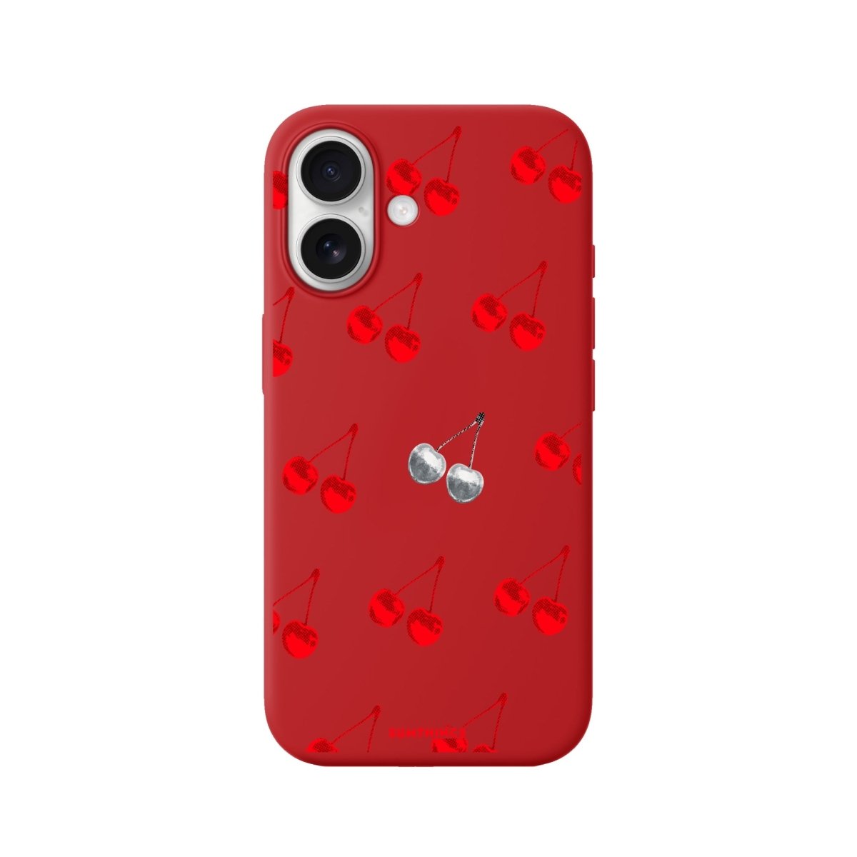 iPhone Disco Cherry Premium Telefon Kılıfı Kırmızı - Sumthincs
