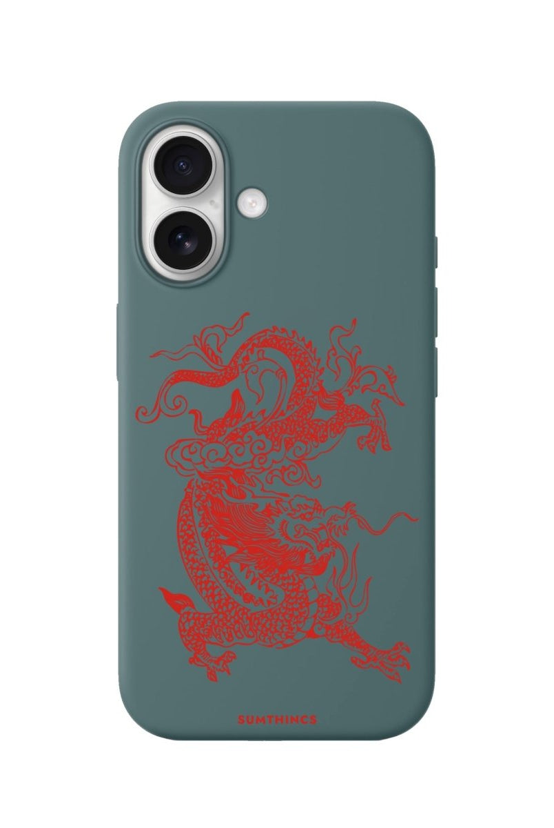iPhone Dragon Premium Telefon Kılıfı Kaktüs Yeşili - Sumthincs