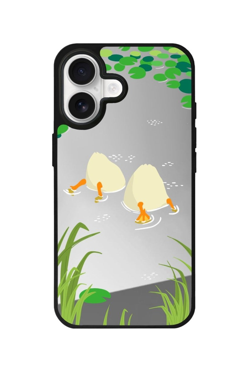 iPhone Ducks Mirror Aynalı Telefon Kılıfı - Sumthincs