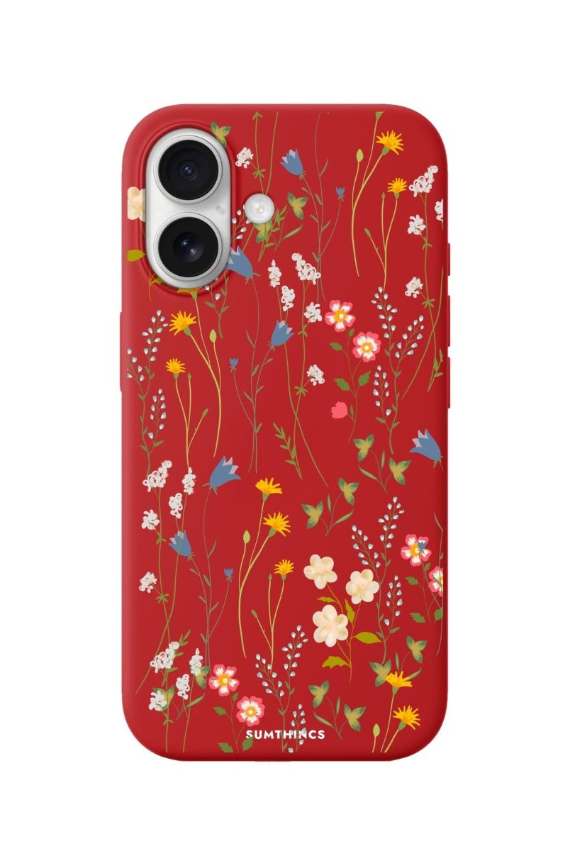 iPhone Eternal Garden Premium Telefon Kılıfı Kırmızı - Sumthincs
