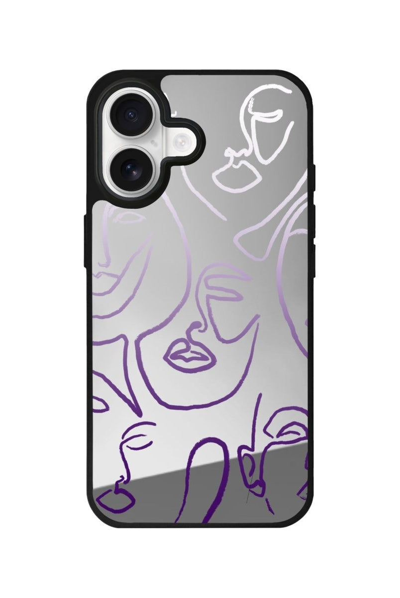 iPhone Faces Mirror Aynalı Telefon Kılıfı - Sumthincs
