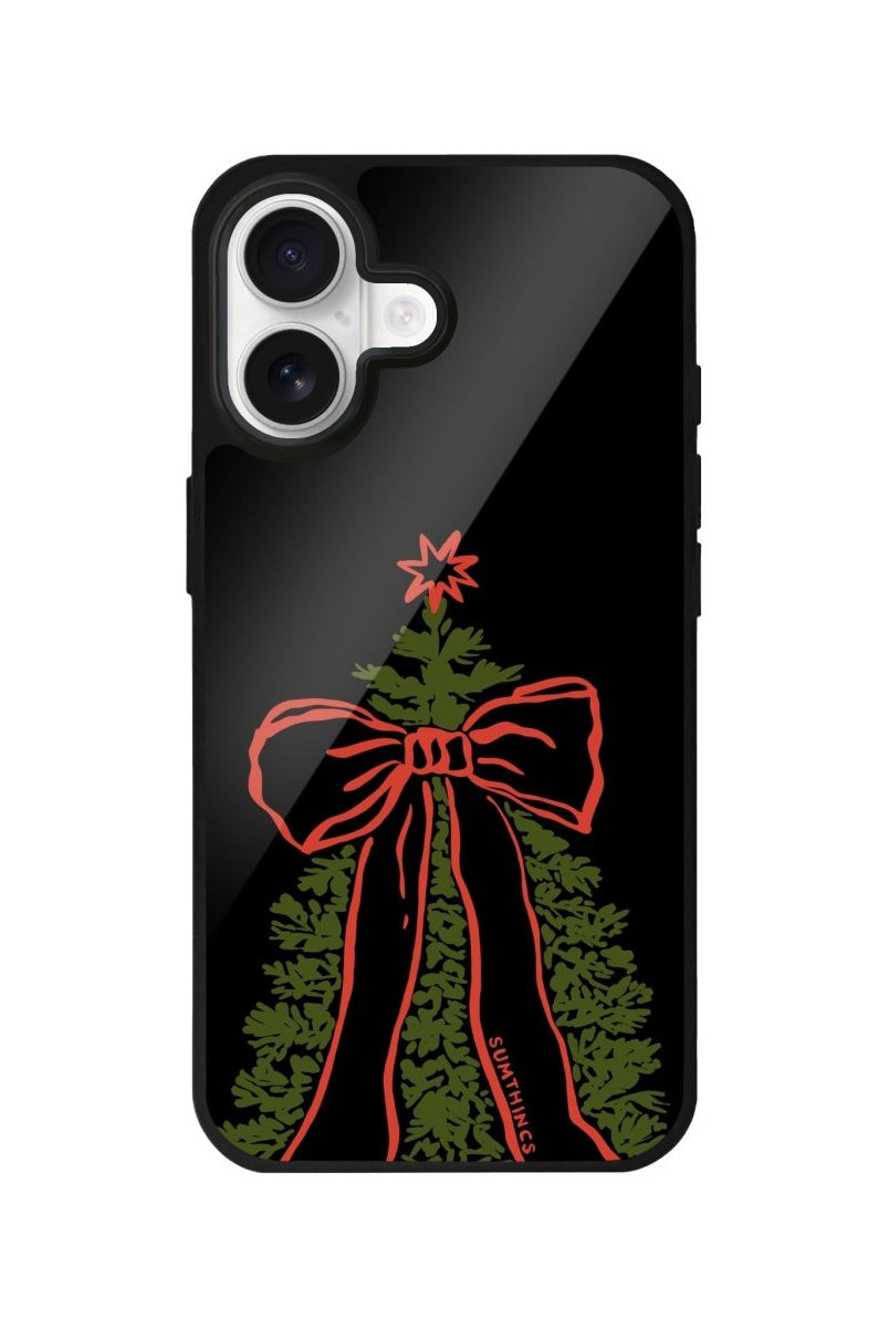 iPhone Festive Ribbon Glossy Telefon Kılıfı - Sumthincs