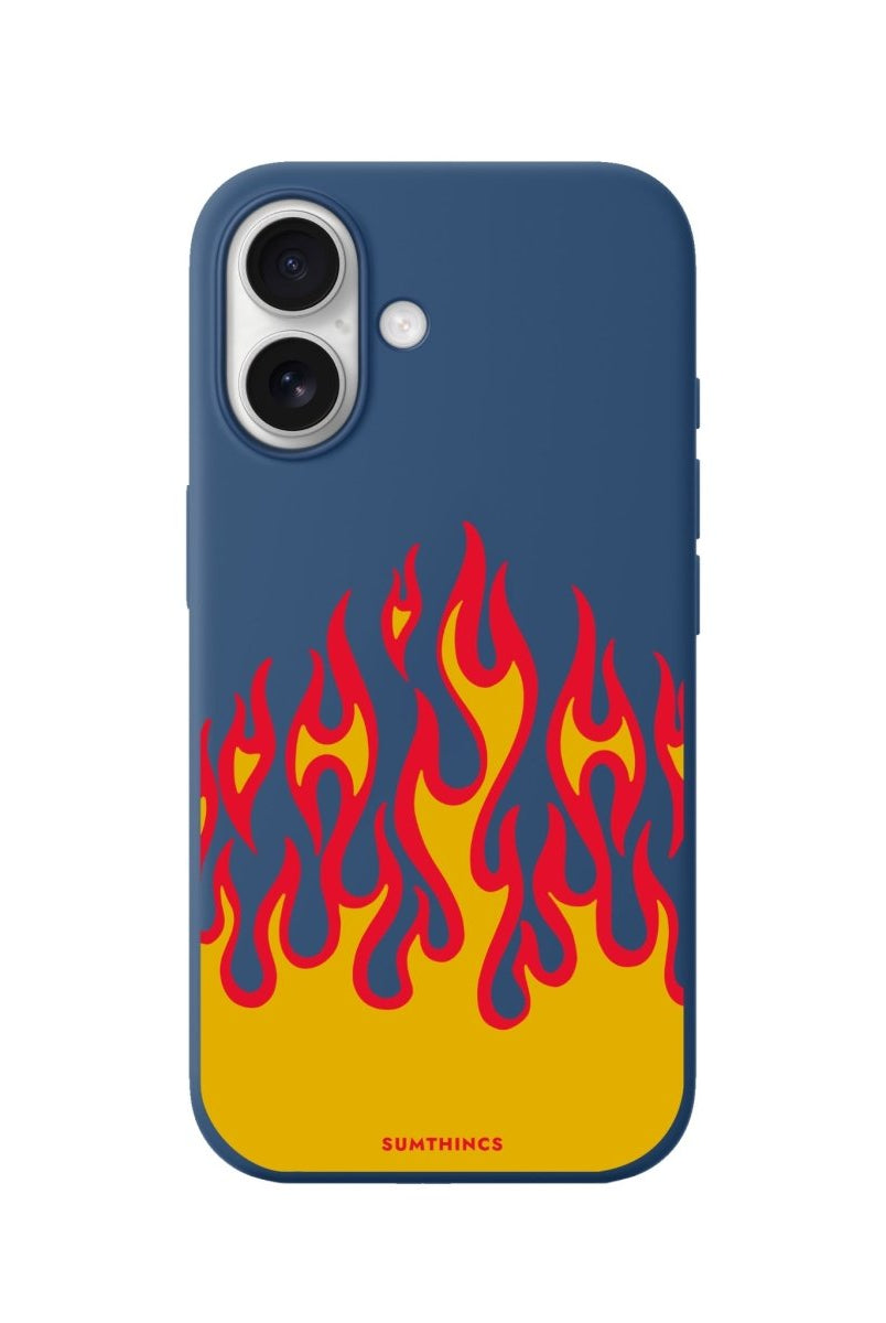 iPhone Flamme Premium Telefon Kılıfı Pasifik Mavi - Sumthincs