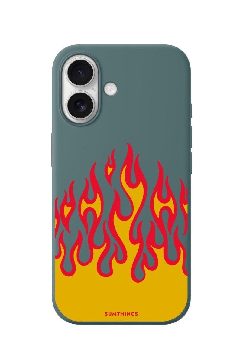 iPhone Flamme Premium Telefon Kılıfı Kaktüs Yeşili - Sumthincs