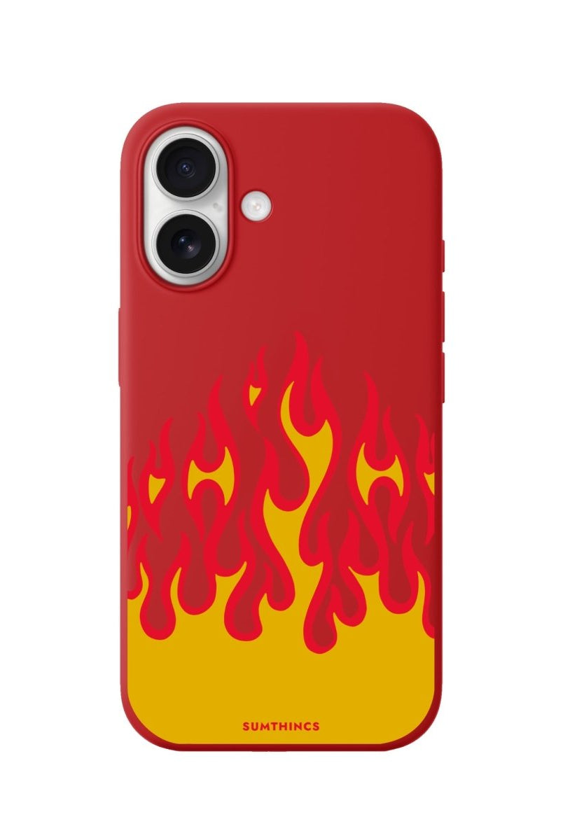 iPhone Flamme Premium Telefon Kılıfı Kırmızı - Sumthincs