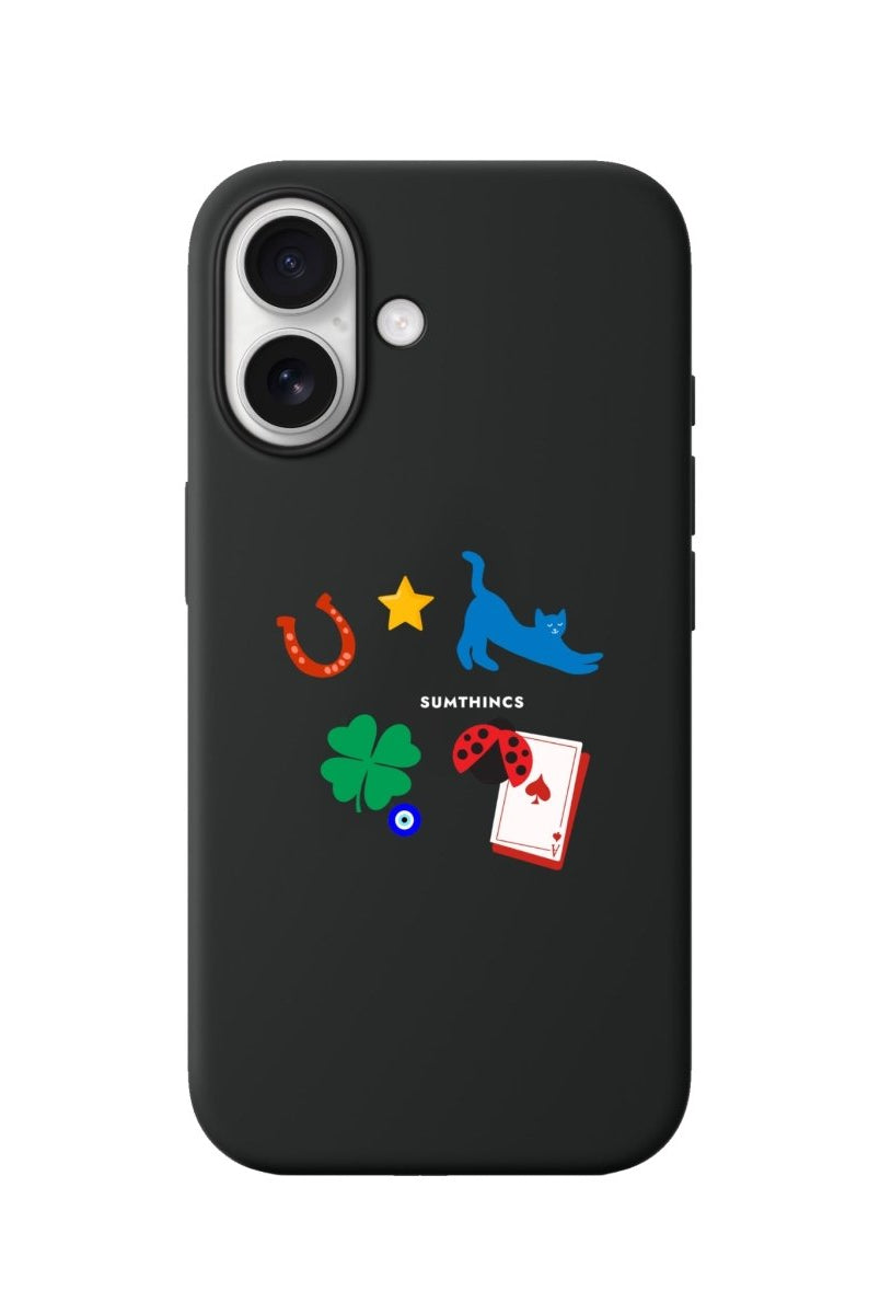 iPhone Fortune Premium Telefon Kılıfı Siyah - Sumthincs