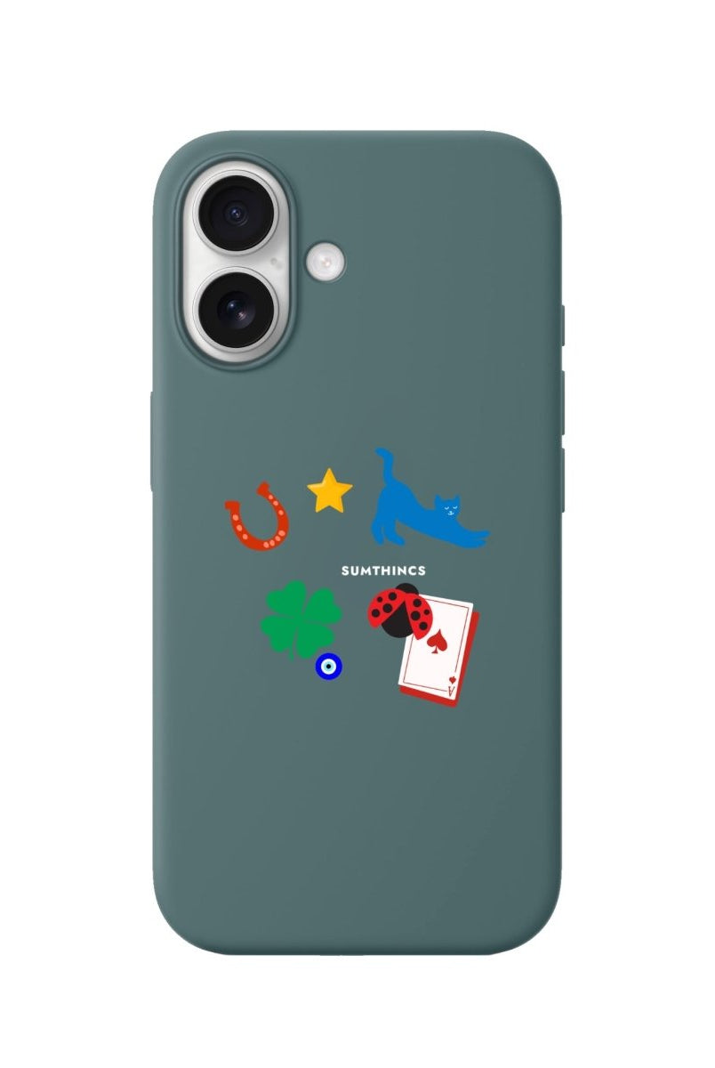 iPhone Fortune Premium Telefon Kılıfı Kaktüs Yeşili - Sumthincs