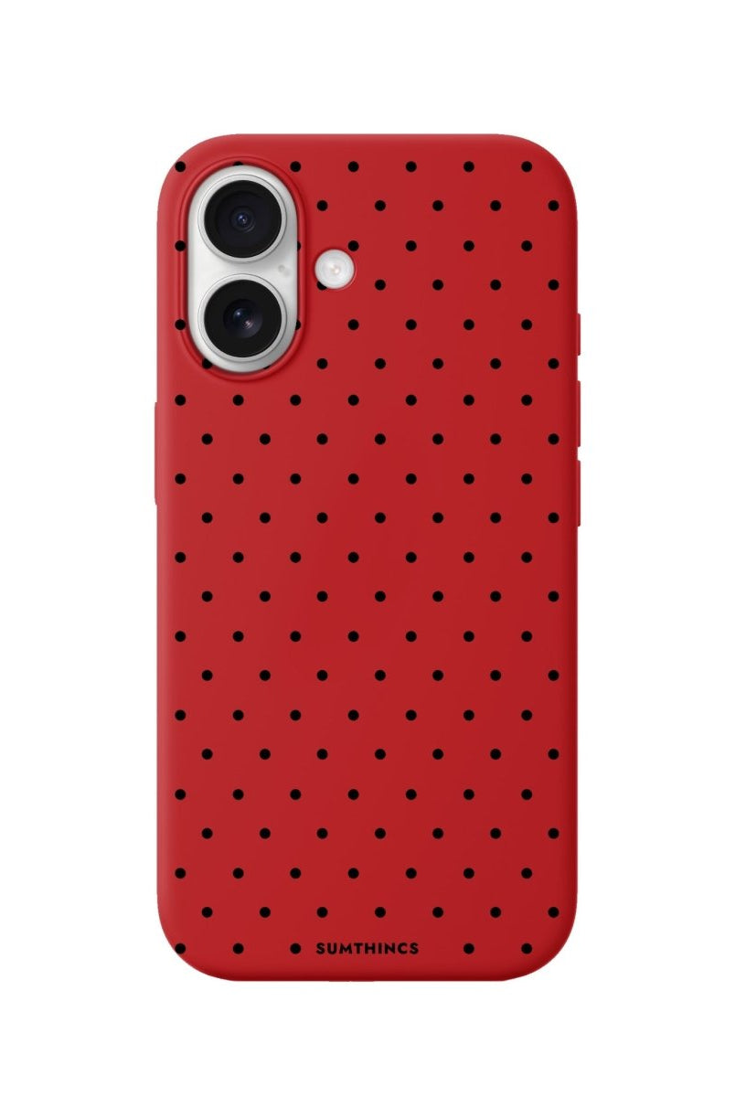 iPhone Freckles Premium Telefon Kılıfı Kırmızı - Sumthincs