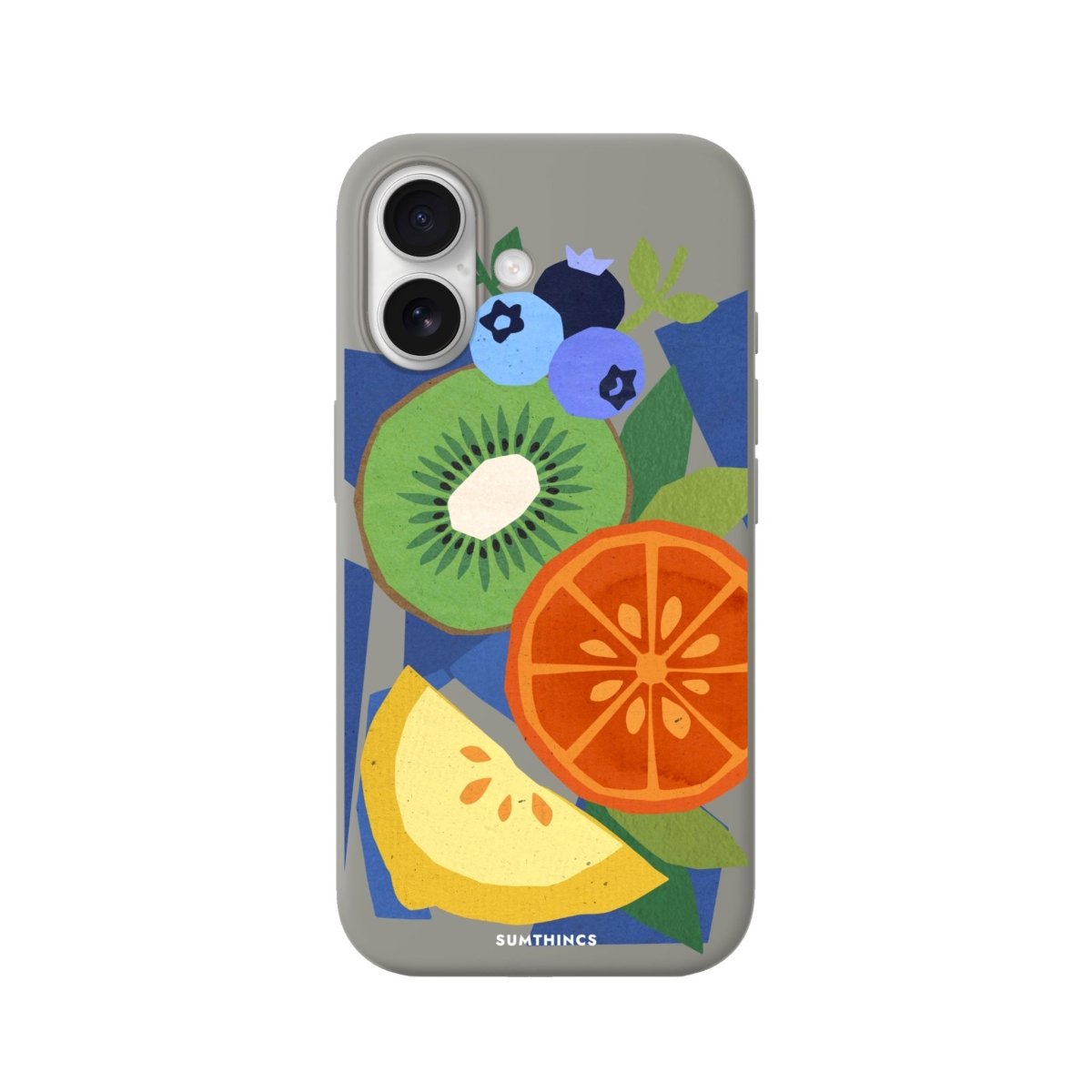 iPhone Fruté Premium Telefon Kılıfı Gri - Sumthincs