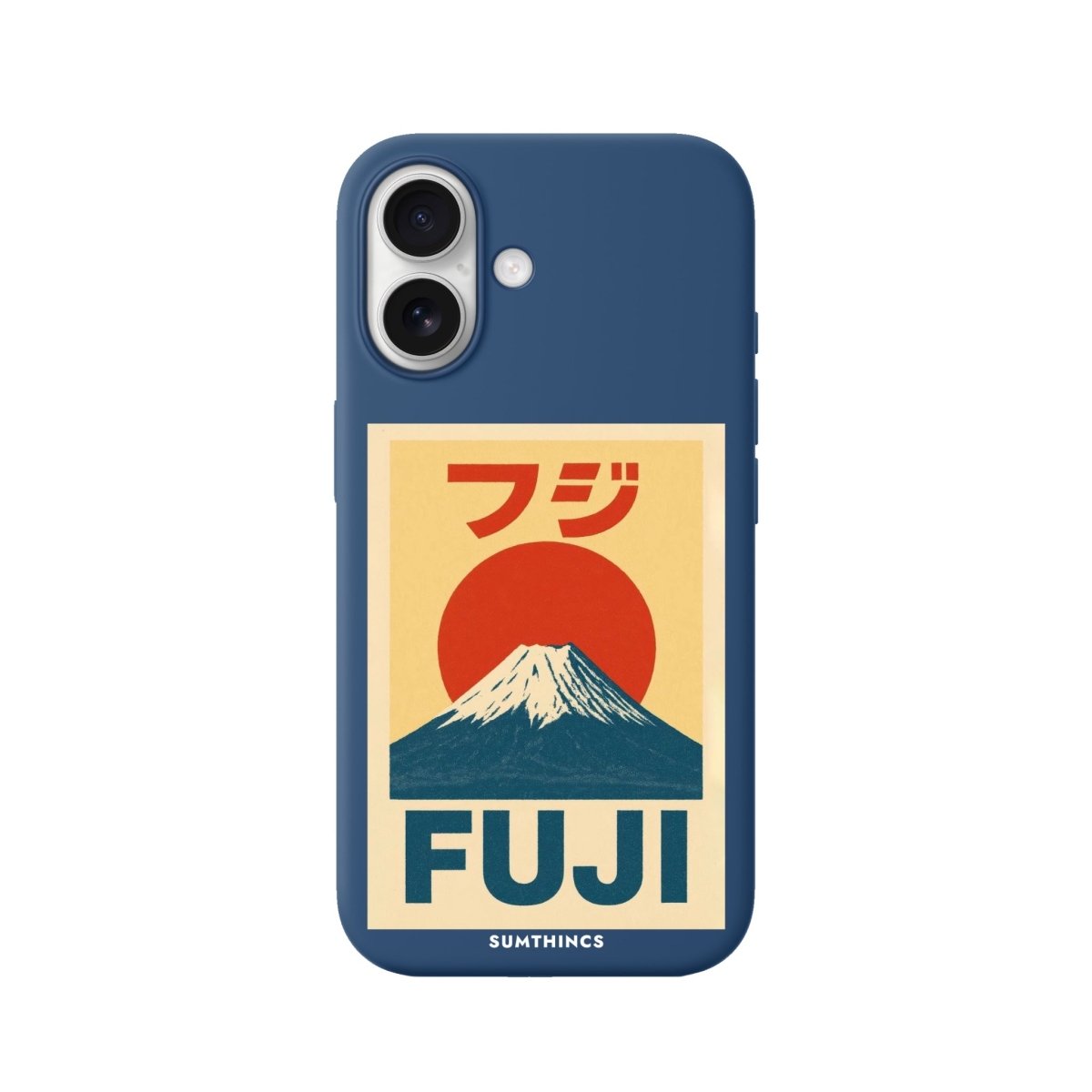 iPhone Fujisan Premium Telefon Kılıfı Pasifik Mavi - Sumthincs