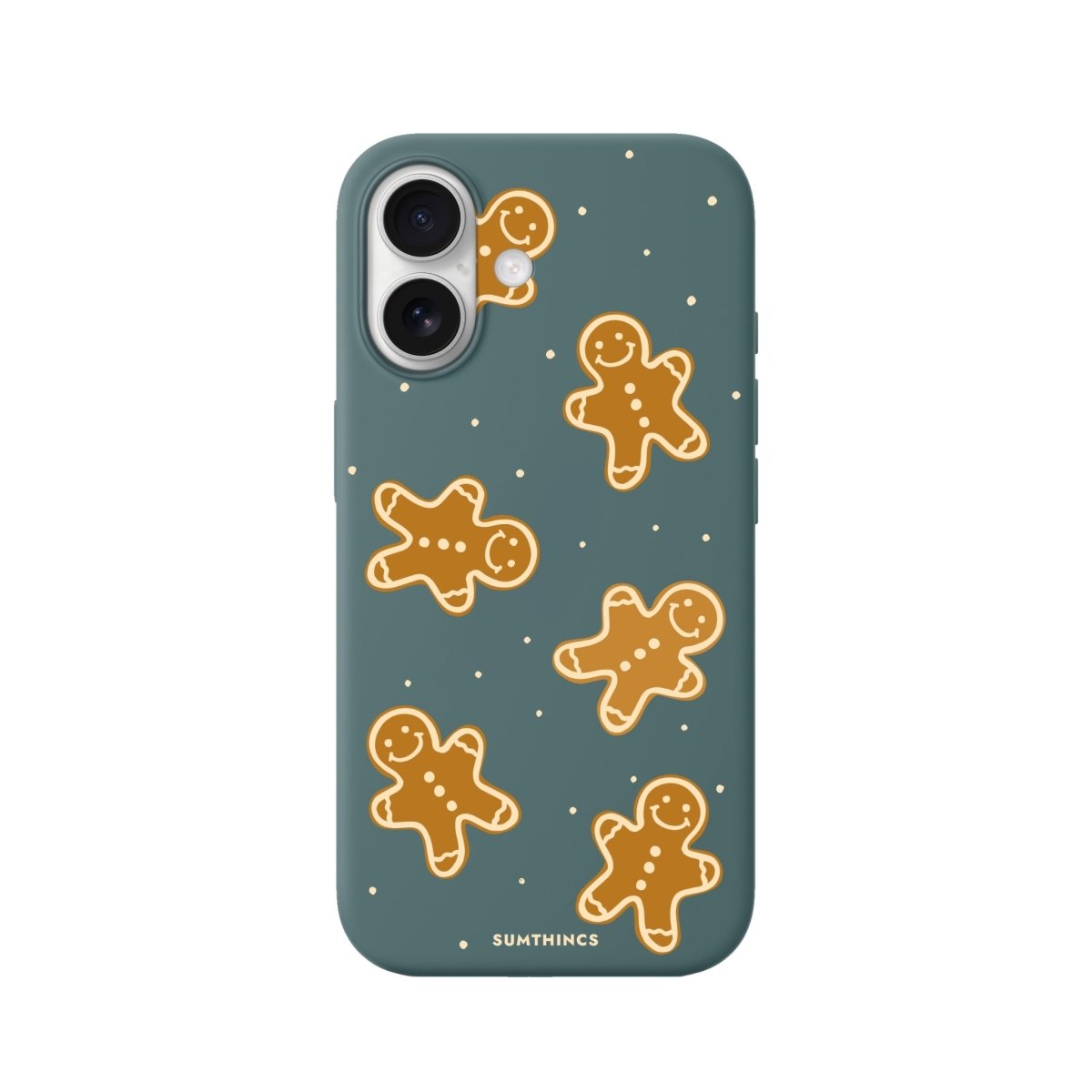 iPhone Gingerbread Man Premium Telefon Kılıfı Kaktüs Yeşili - Sumthincs
