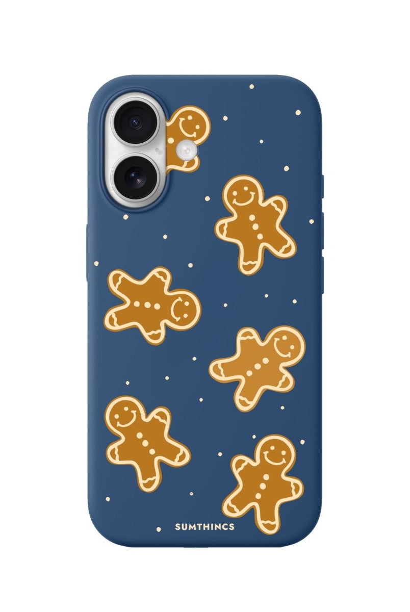 iPhone Gingerbread Man Premium Telefon Kılıfı Pasifik Mavi - Sumthincs