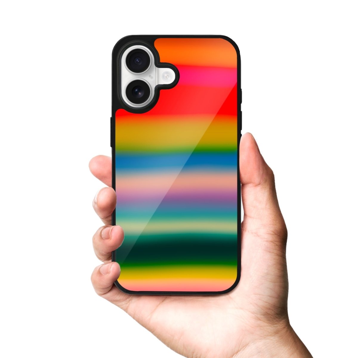 iPhone Gradient Glow Glossy Telefon Kılıfı - Sumthincs