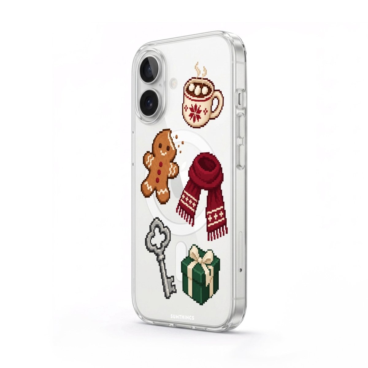 iPhone Holiday Side Quest Clear Magsafe Telefon Kılıfı - Sumthincs