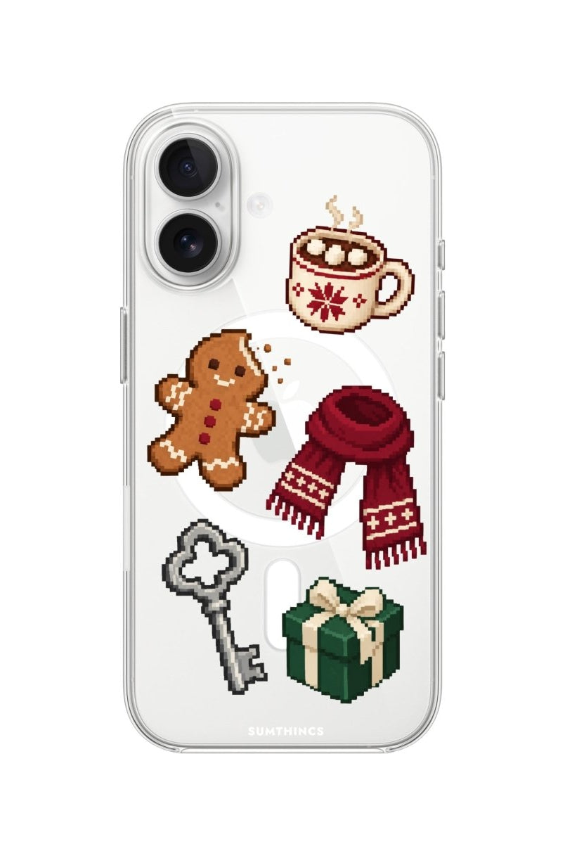 iPhone Holiday Side Quest Clear Magsafe Telefon Kılıfı - Sumthincs