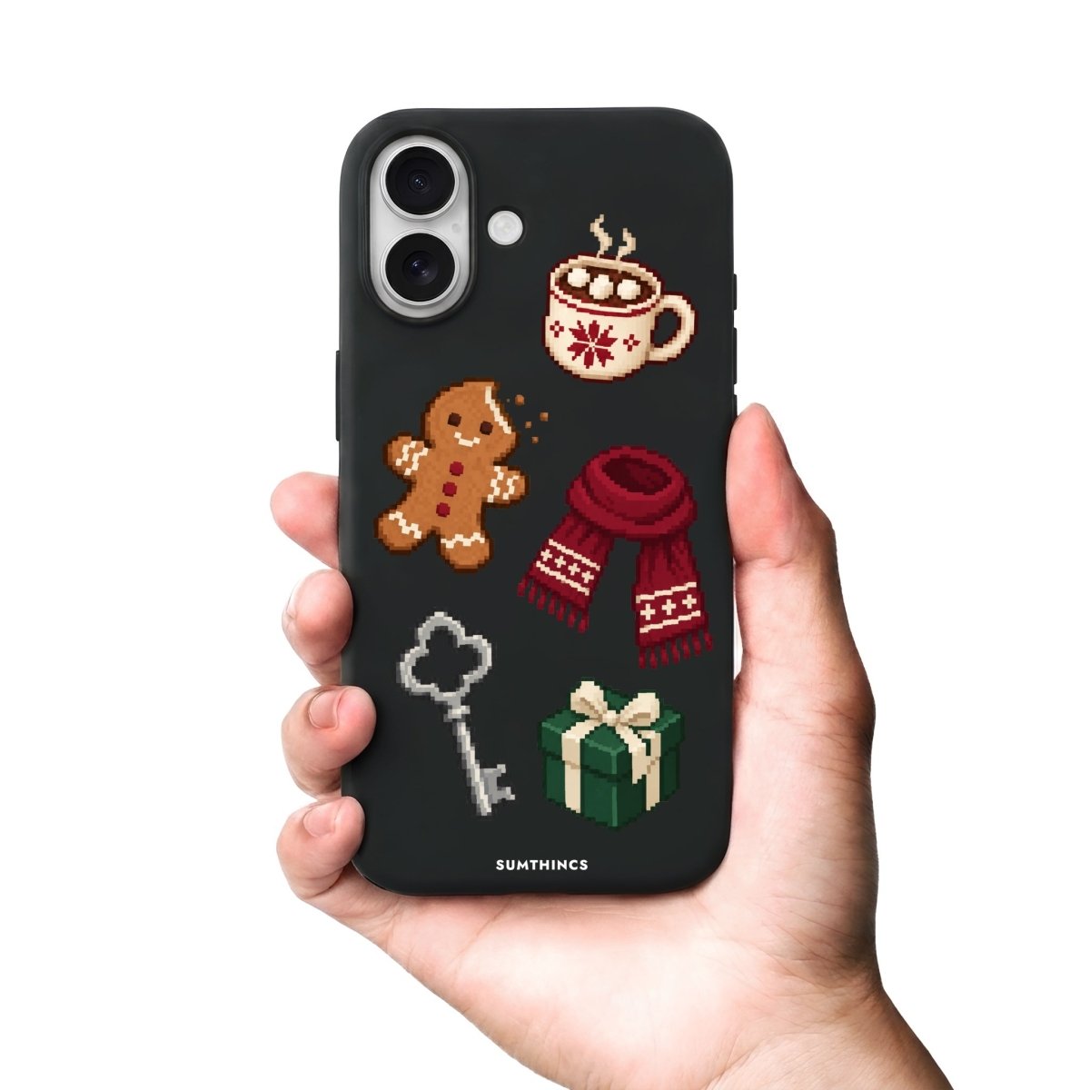 iPhone Holiday Side Quest Premium Telefon Kılıfı Bordo - Sumthincs