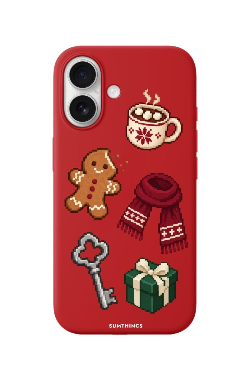 iPhone Holiday Side Quest Premium Telefon Kılıfı Kırmızı - Sumthincs