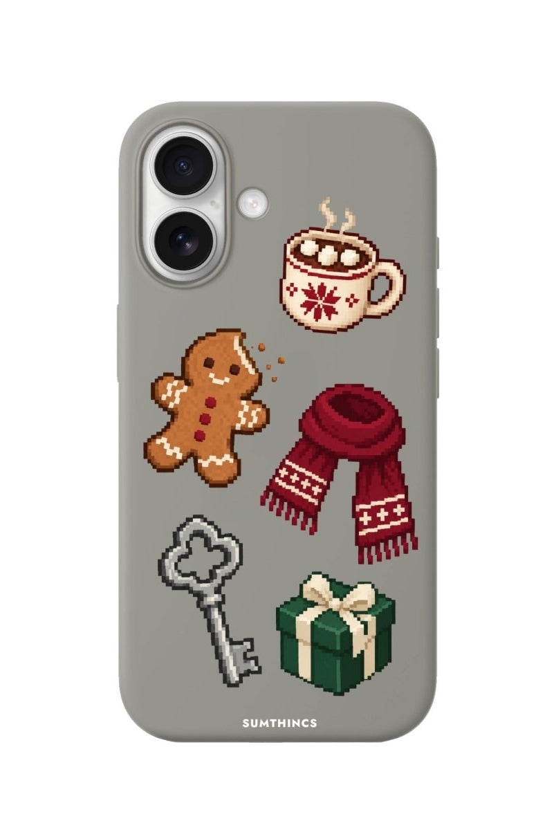 iPhone Holiday Side Quest Premium Telefon Kılıfı Gri - Sumthincs