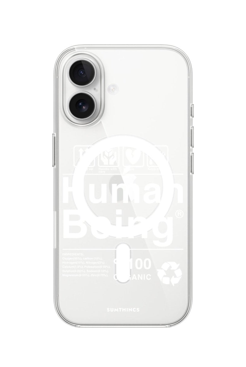 iPhone Human Being Clear Magsafe Telefon Kılıfı - Sumthincs