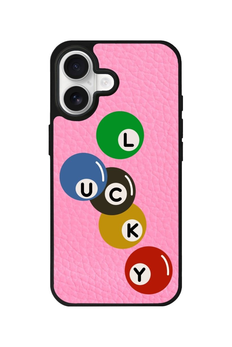 iPhone Jackpot Leather Deri Telefon Kılıfı Pembe - Sumthincs
