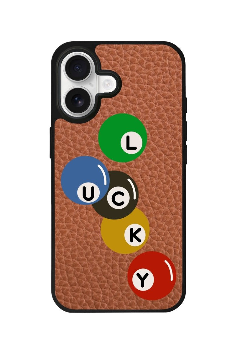 iPhone Jackpot Leather Deri Telefon Kılıfı Kahverengi - Sumthincs