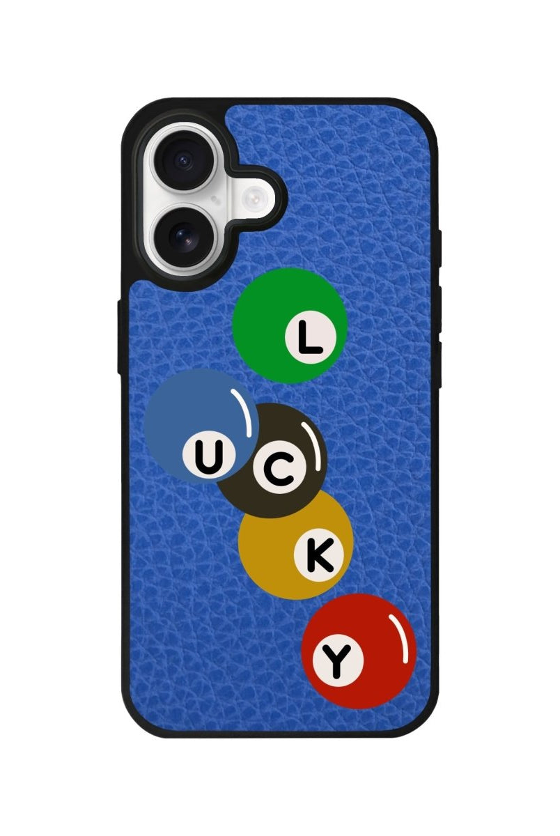 iPhone Jackpot Leather Deri Telefon Kılıfı Mavi - Sumthincs