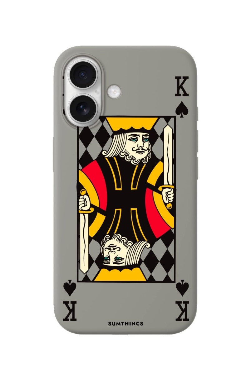iPhone King Premium Telefon Kılıfı Gri - Sumthincs