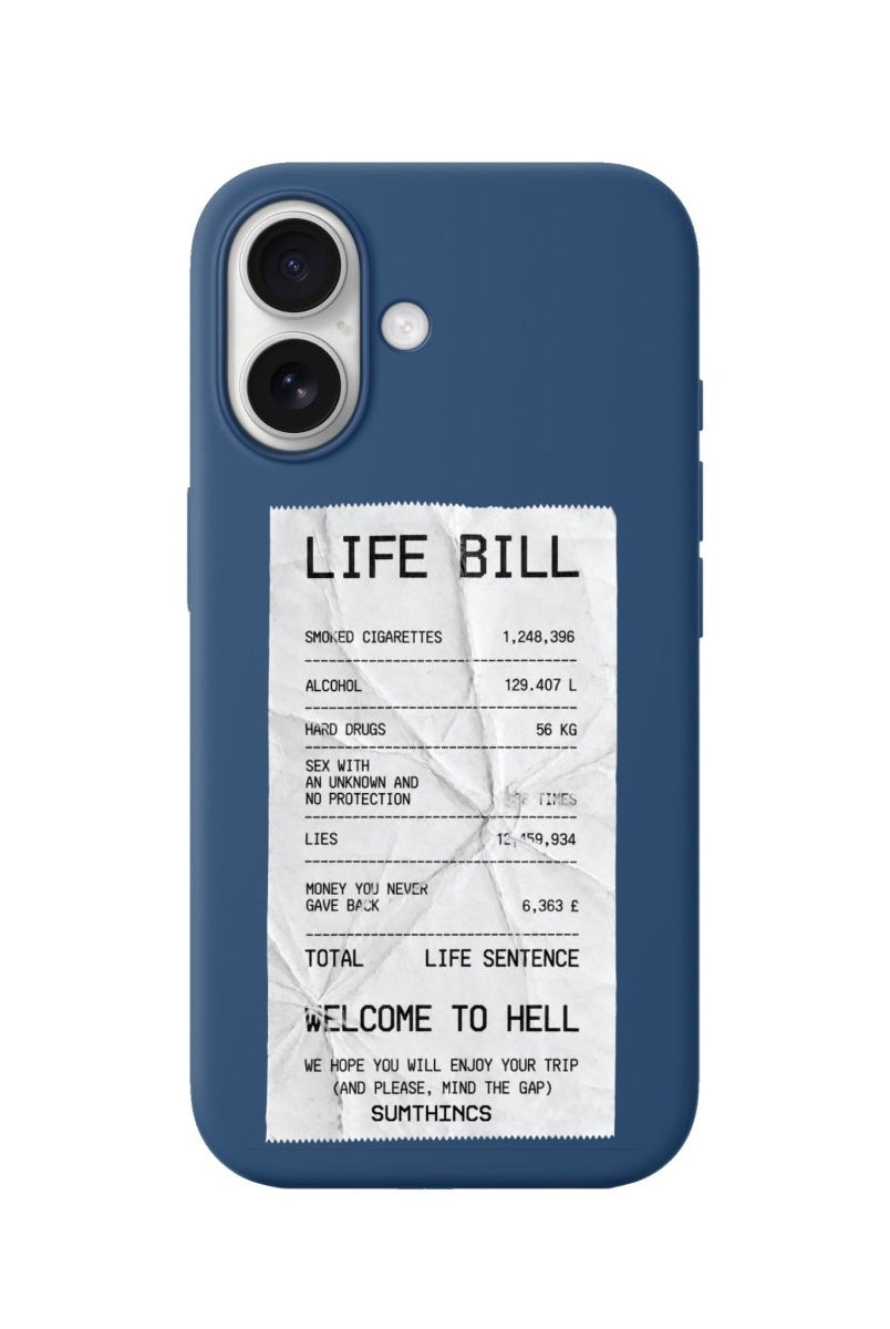 iPhone Life Bill Premium Telefon Kılıfı Pasifik Mavi - Sumthincs