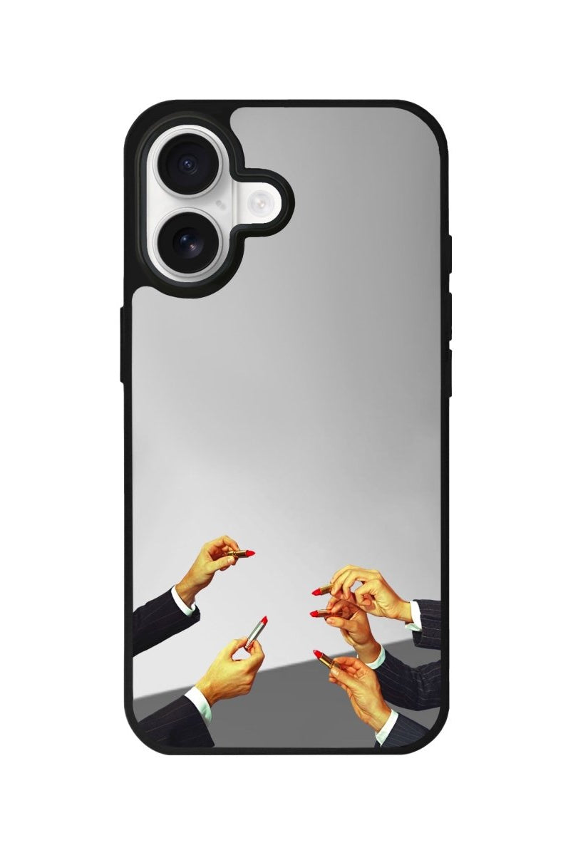 iPhone Lipstick Mirror Aynalı Telefon Kılıfı - Sumthincs