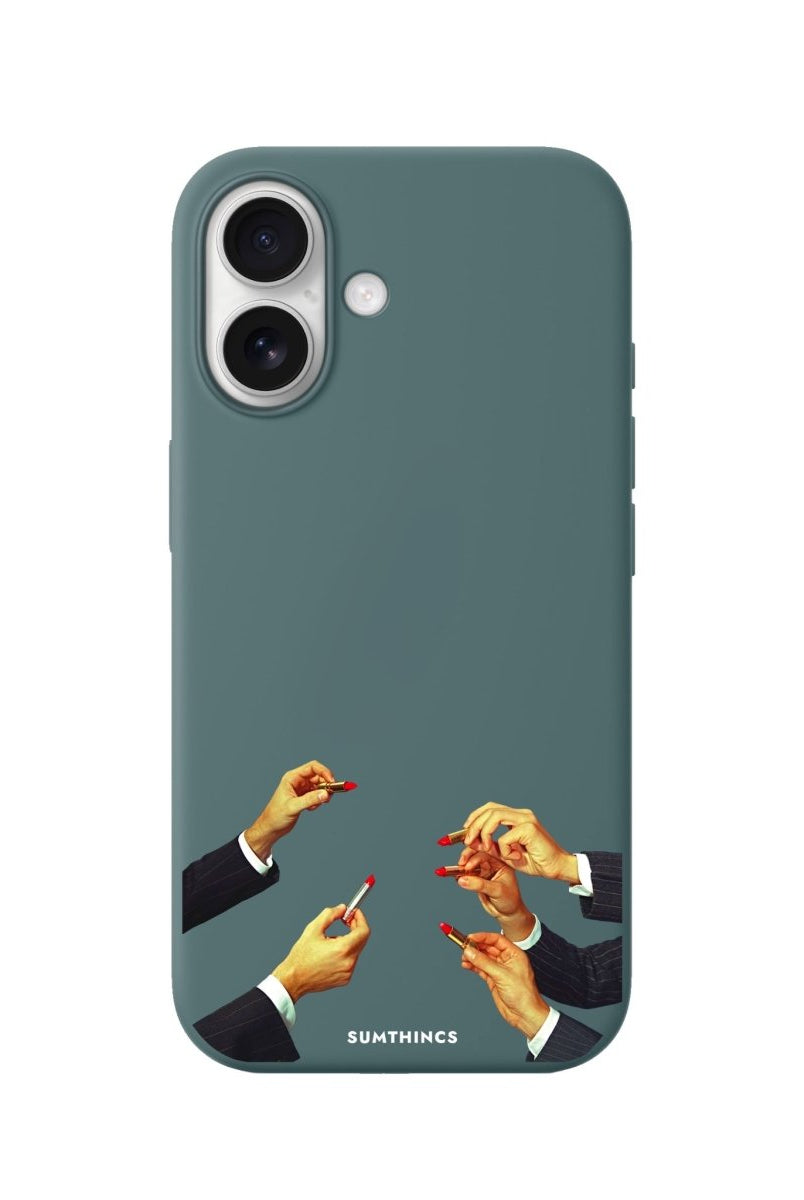iPhone Lipstick Premium Telefon Kılıfı Kaktüs Yeşili - Sumthincs