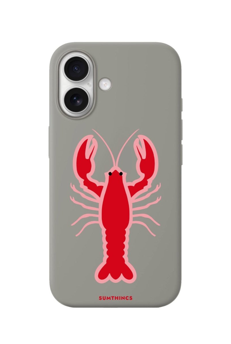 iPhone Lobster Premium Telefon Kılıfı Gri - Sumthincs