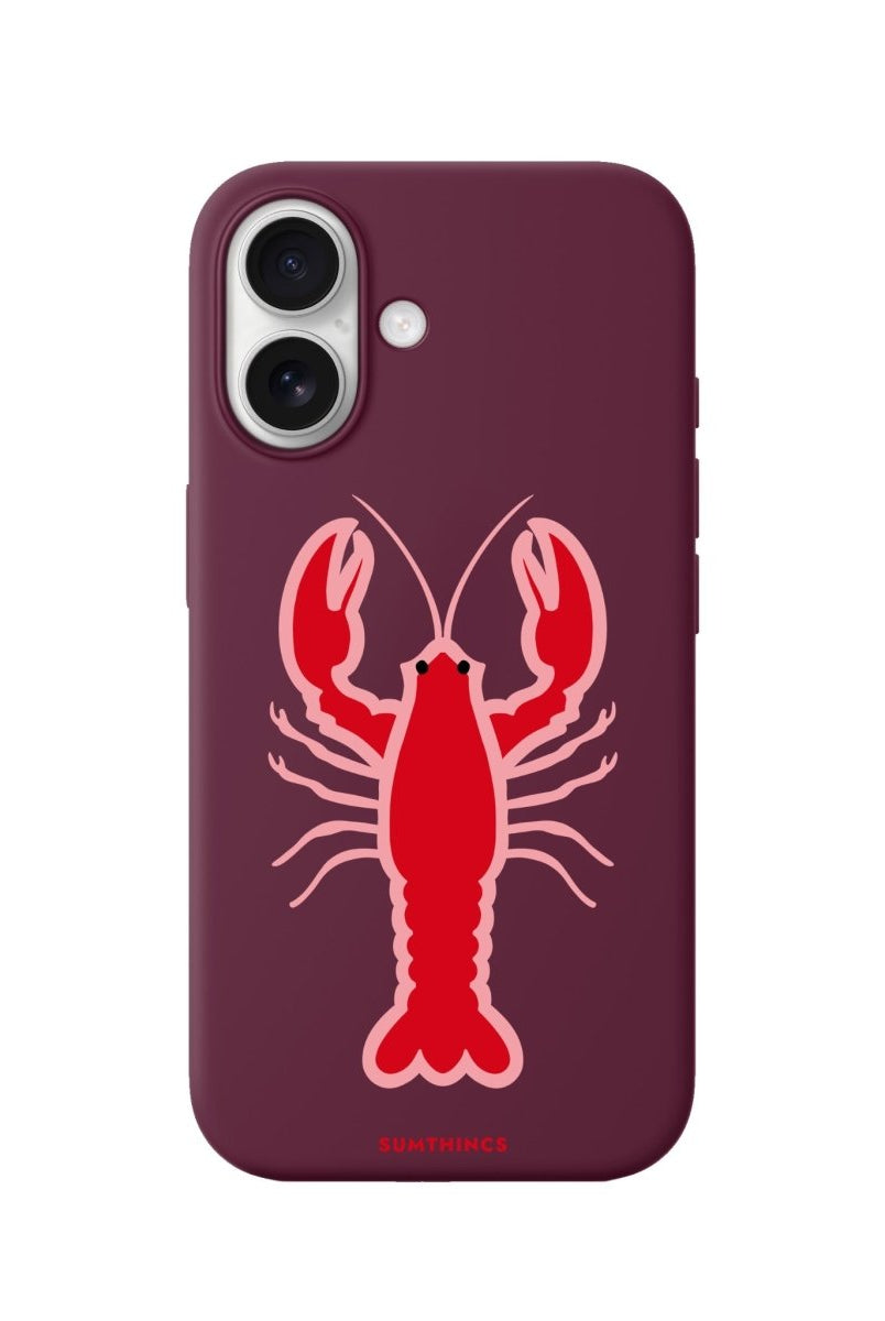 iPhone Lobster Premium Telefon Kılıfı Bordo - Sumthincs