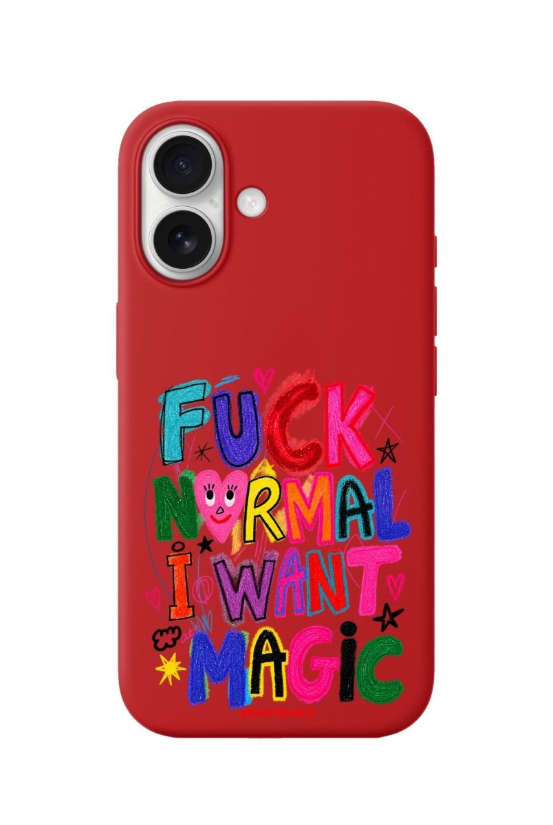 iPhone Magic Premium Telefon Kılıfı Kırmızı - Sumthincs