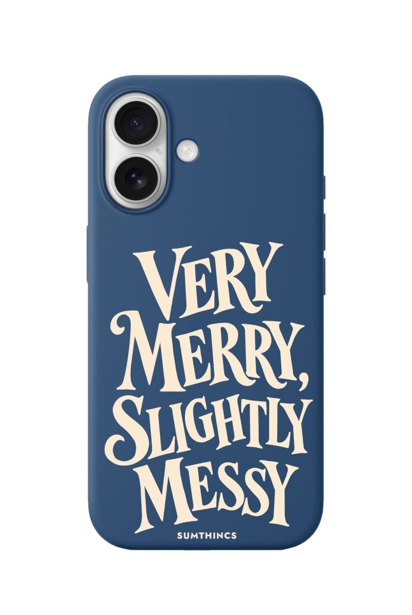 iPhone Messy Premium Telefon Kılıfı Pasifik Mavi - Sumthincs