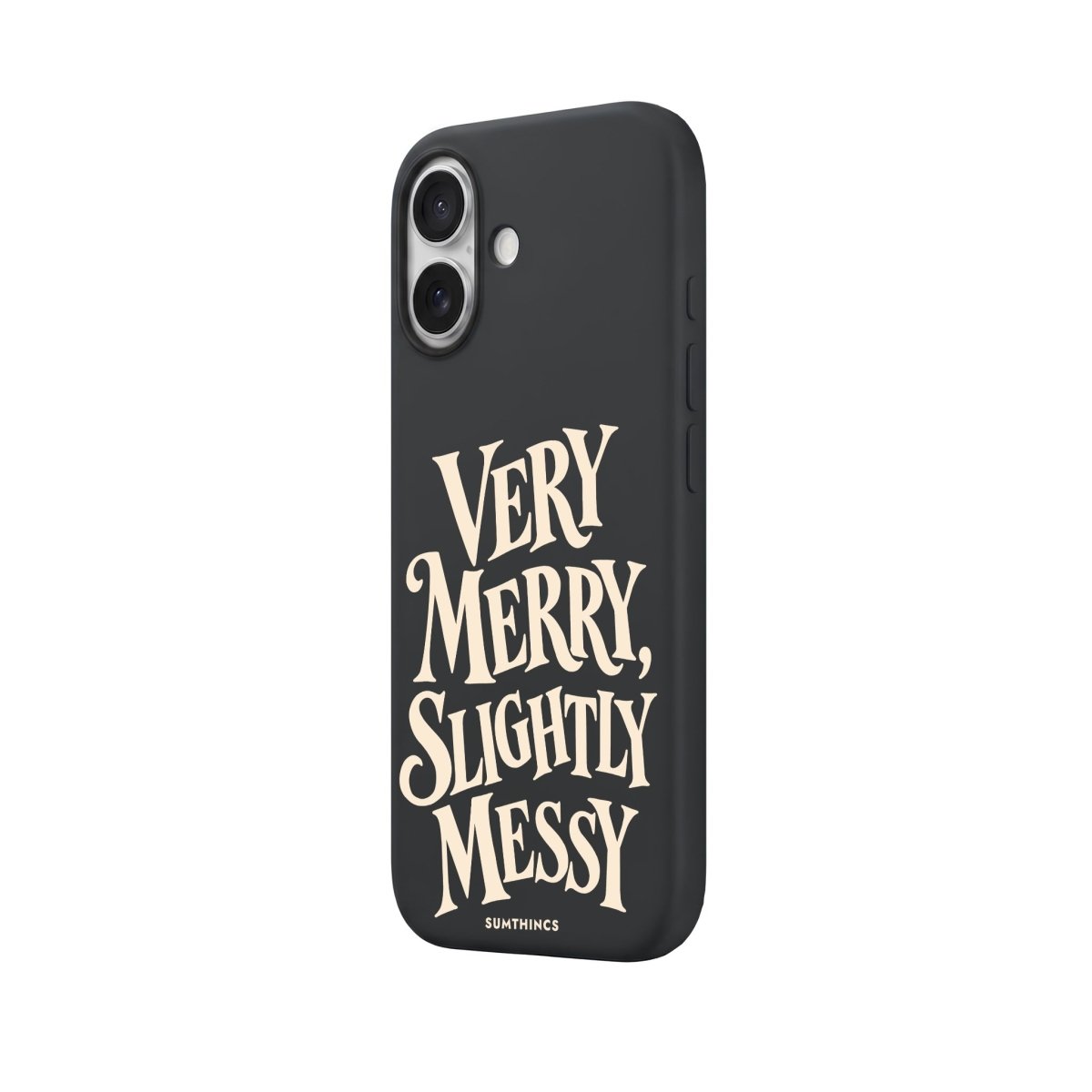 iPhone Messy Premium Telefon Kılıfı Bordo - Sumthincs