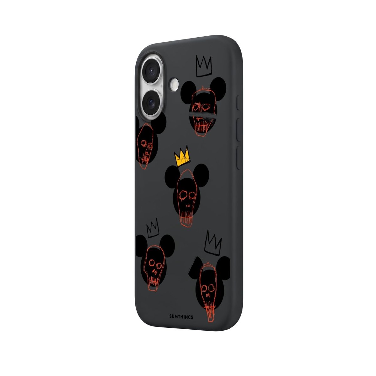 iPhone Mickeys Midnight Premium Telefon Kılıfı Bordo - Sumthincs