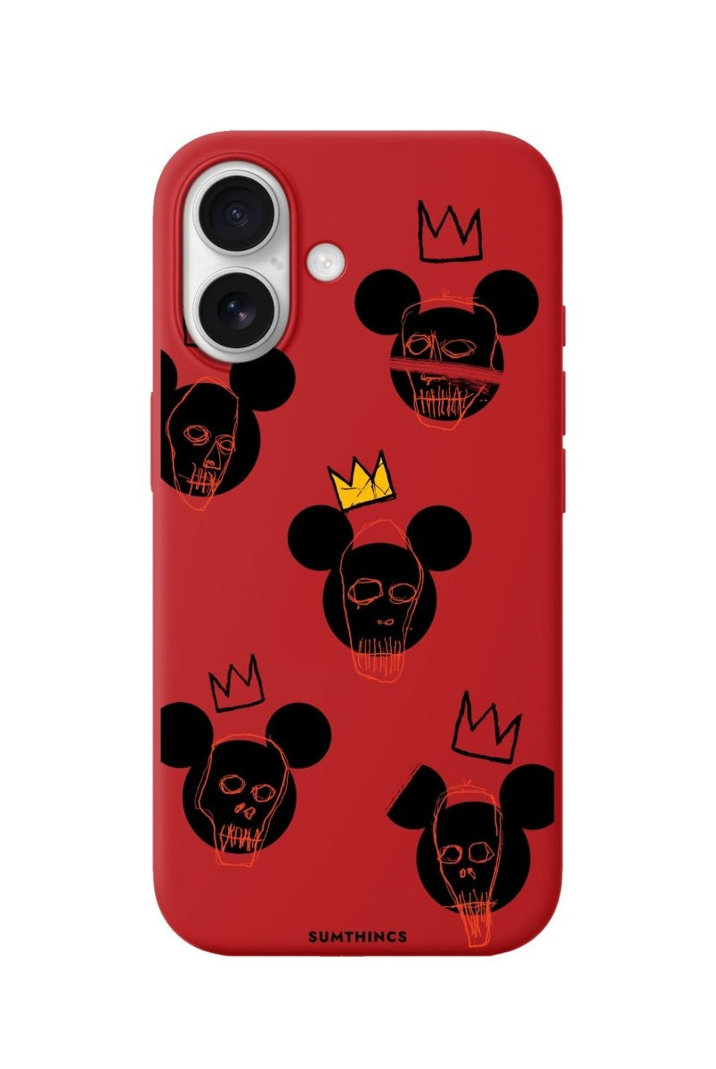 iPhone Mickeys Midnight Premium Telefon Kılıfı Kırmızı - Sumthincs