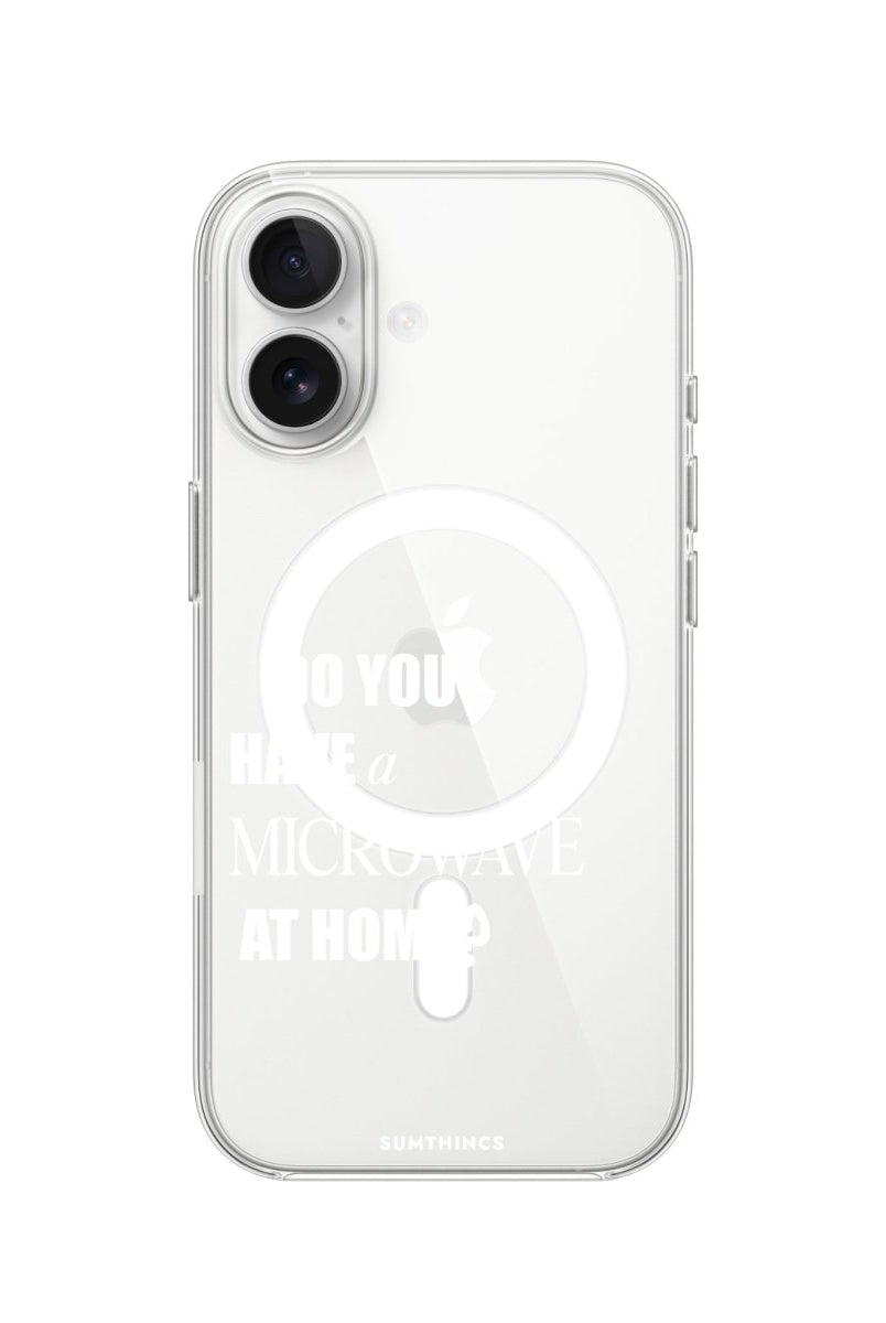 iPhone Microwave Clear Magsafe Telefon Kılıfı - Sumthincs