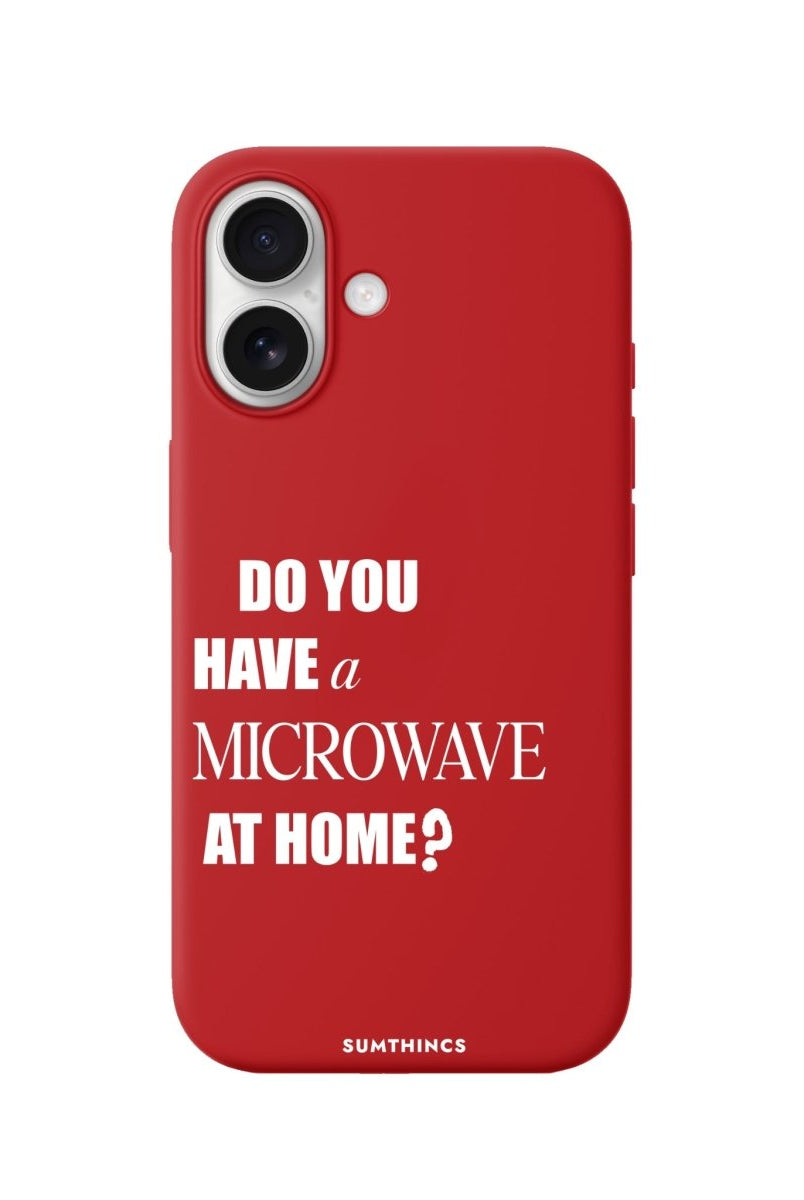 iPhone Microwave Premium Telefon Kılıfı Kırmızı - Sumthincs