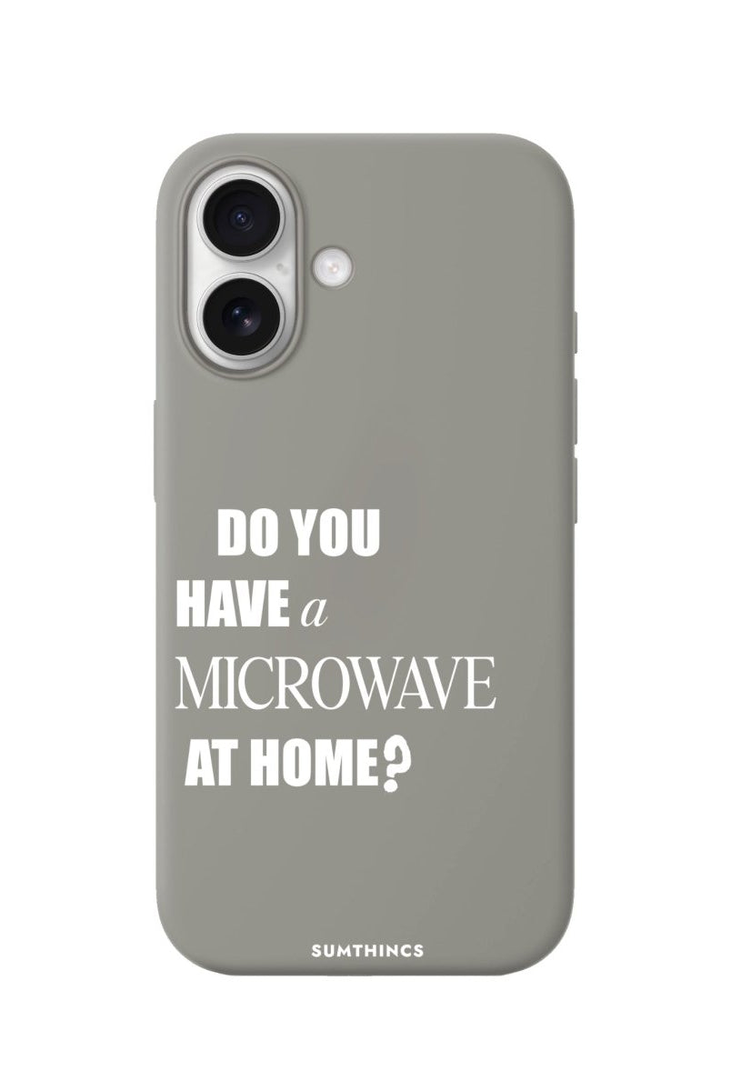 iPhone Microwave Premium Telefon Kılıfı Gri - Sumthincs