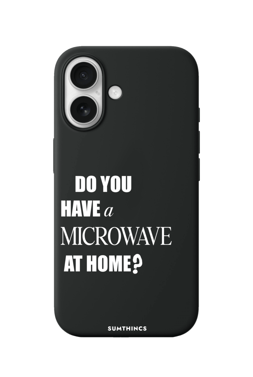 iPhone Microwave Premium Telefon Kılıfı Siyah - Sumthincs