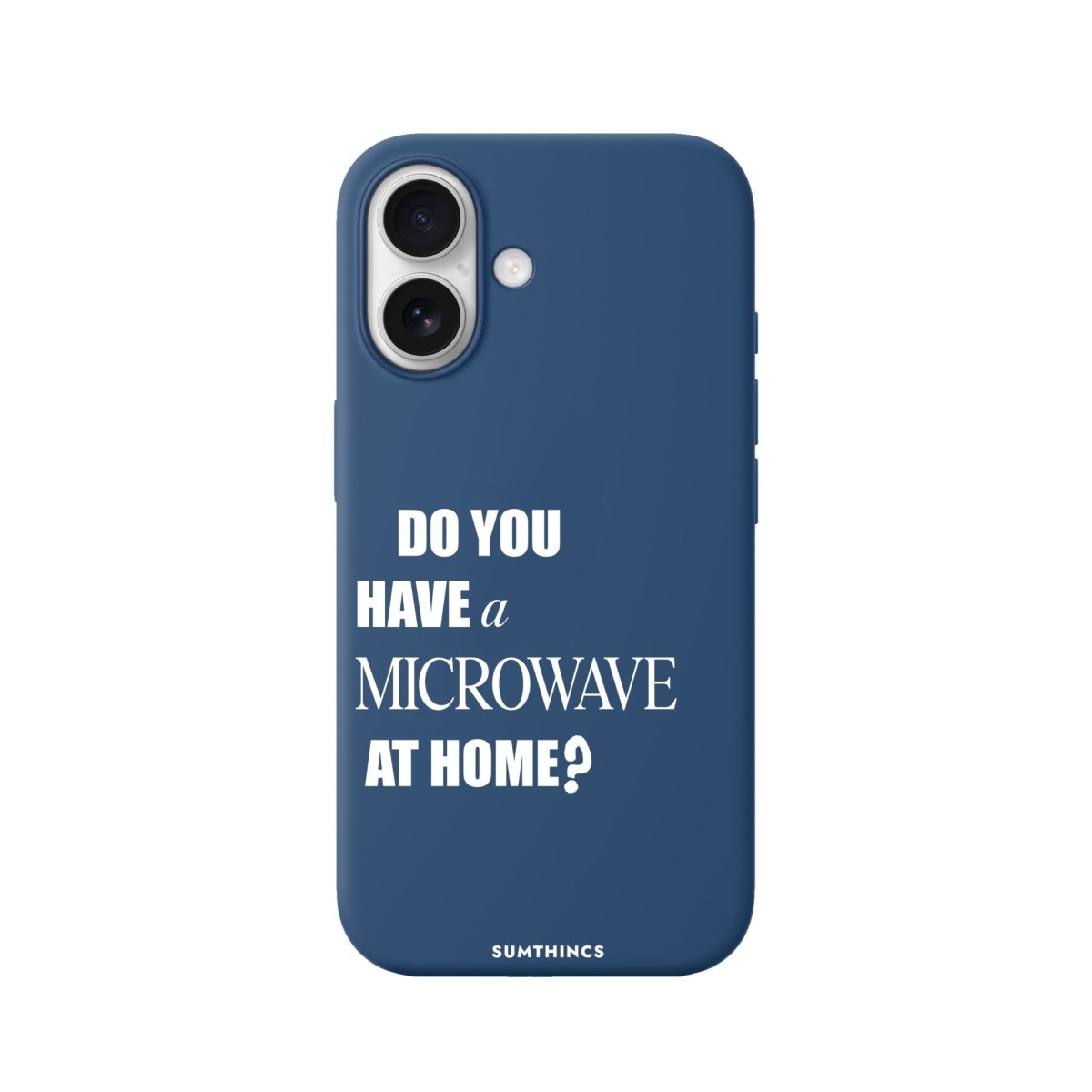 iPhone Microwave Premium Telefon Kılıfı Pasifik Mavi - Sumthincs