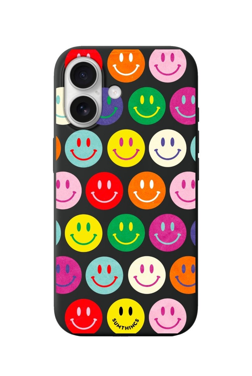 iPhone Miles Of Smiles Premium Telefon Kılıfı Siyah - Sumthincs